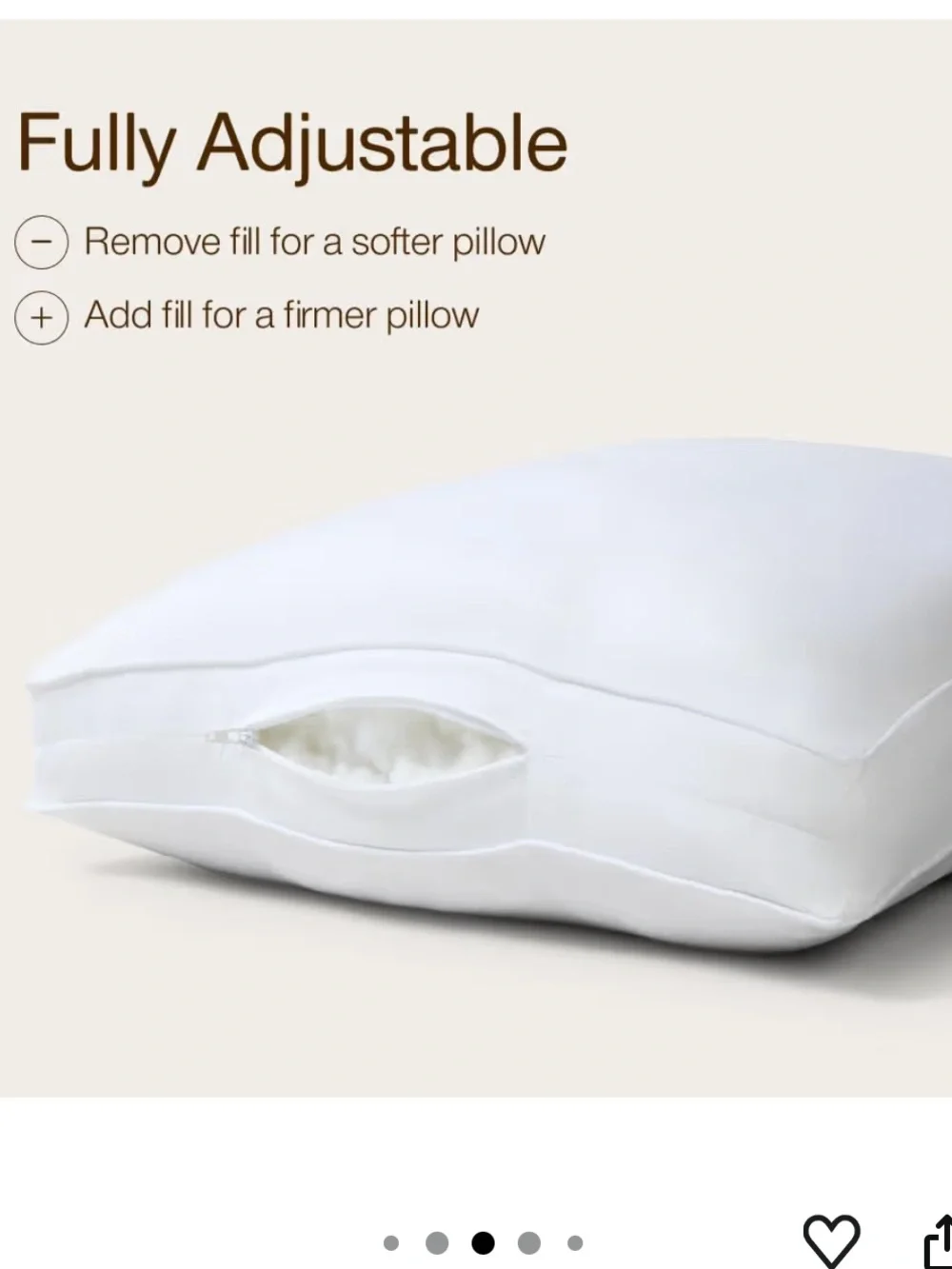 Coop Home Goods Essence Down Alternative Pillow Set of 2, Queen Size 072